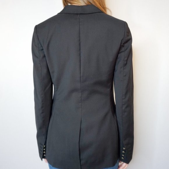TALULA Aritzia Black Wool-Blend Blazer - Picture 8 of 8